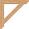 Ekena Millwork Traditional Slat Smooth Bracket, Western Red Cedar, 5 1/2"W x 42"D x 42"H BKT06X42X42TRA06SWR - alternate 3